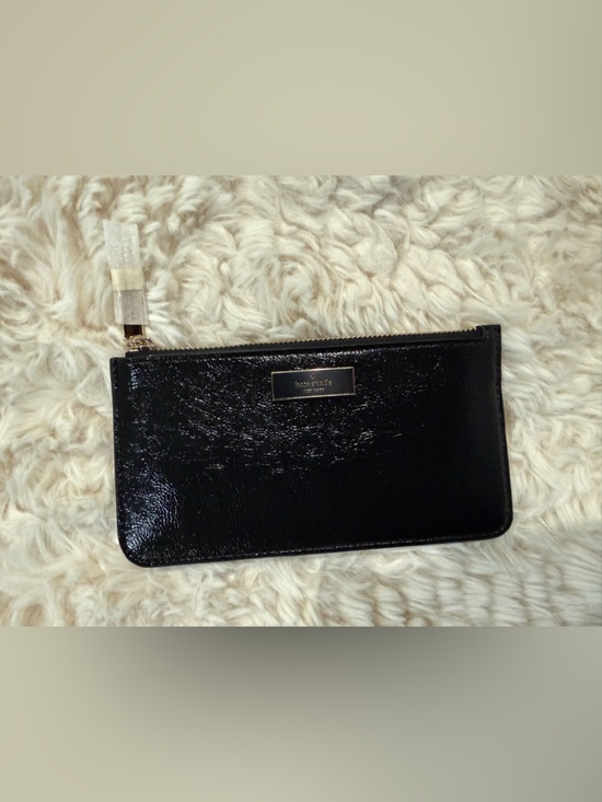 kate spade Handbags - kate spade Black Patent Leather Wristlet Clutch